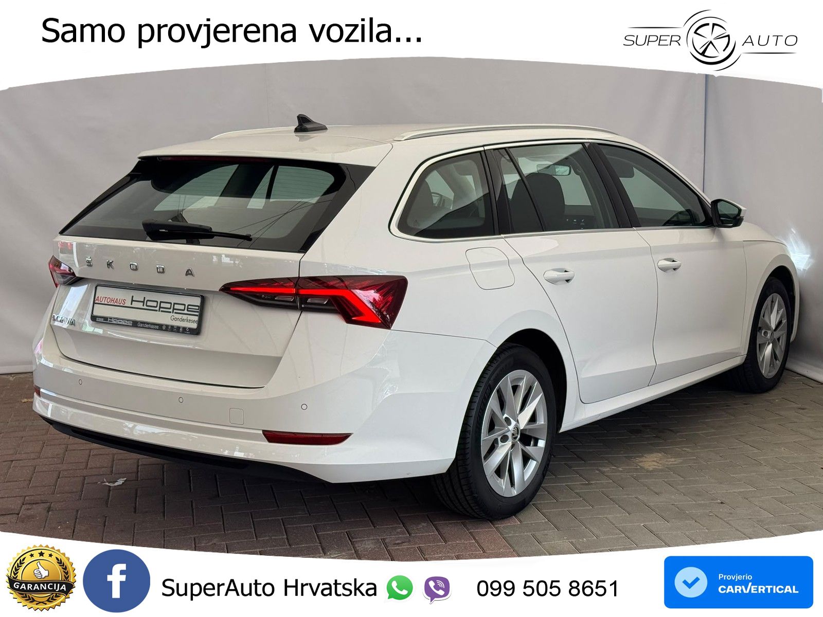 Škoda Octavia Combi 2.0 TDI (150 KS) DSG LED+GR SJED+ACC