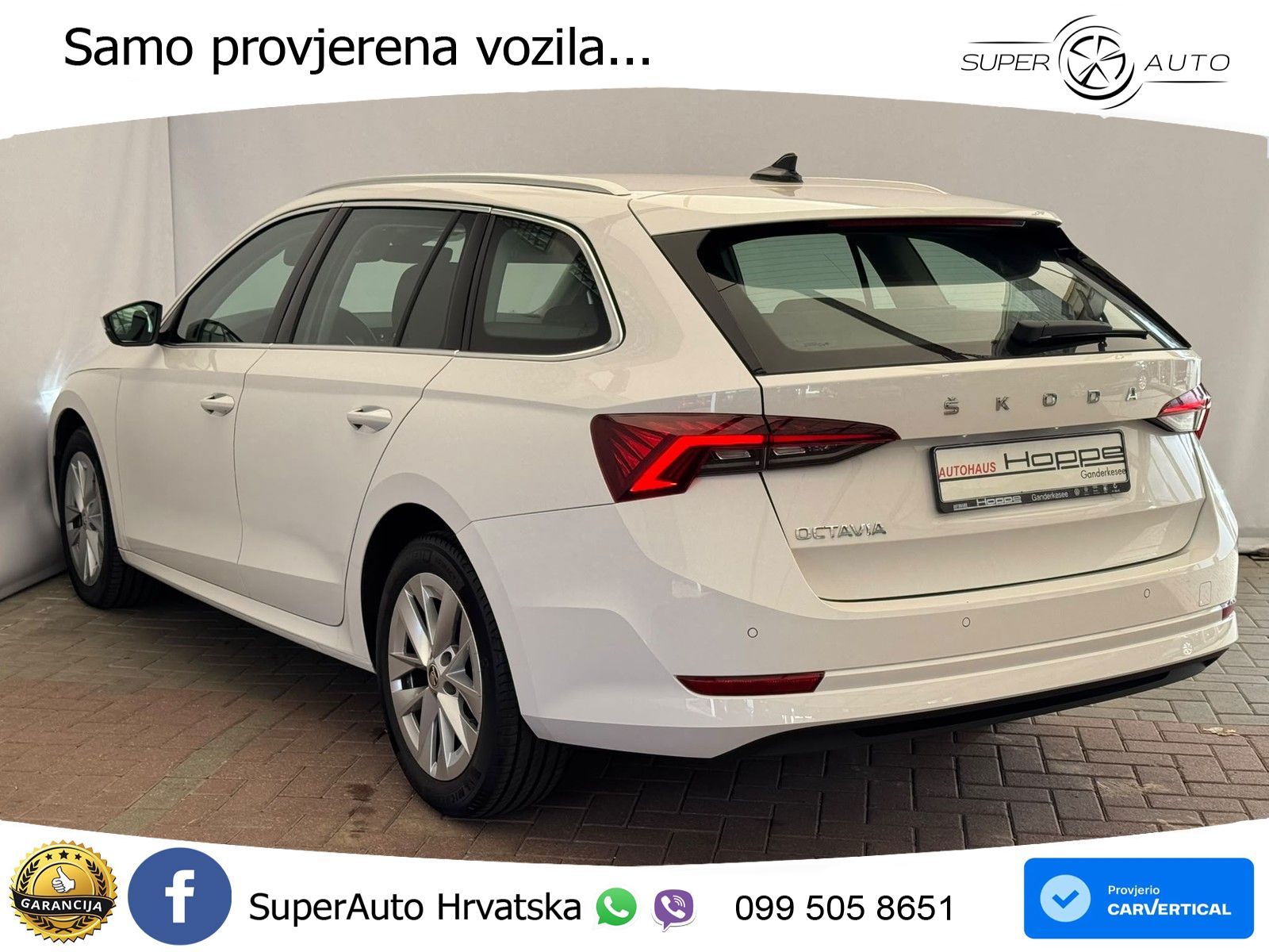 Škoda Octavia Combi 2.0 TDI (150 KS) DSG LED+GR SJED+ACC