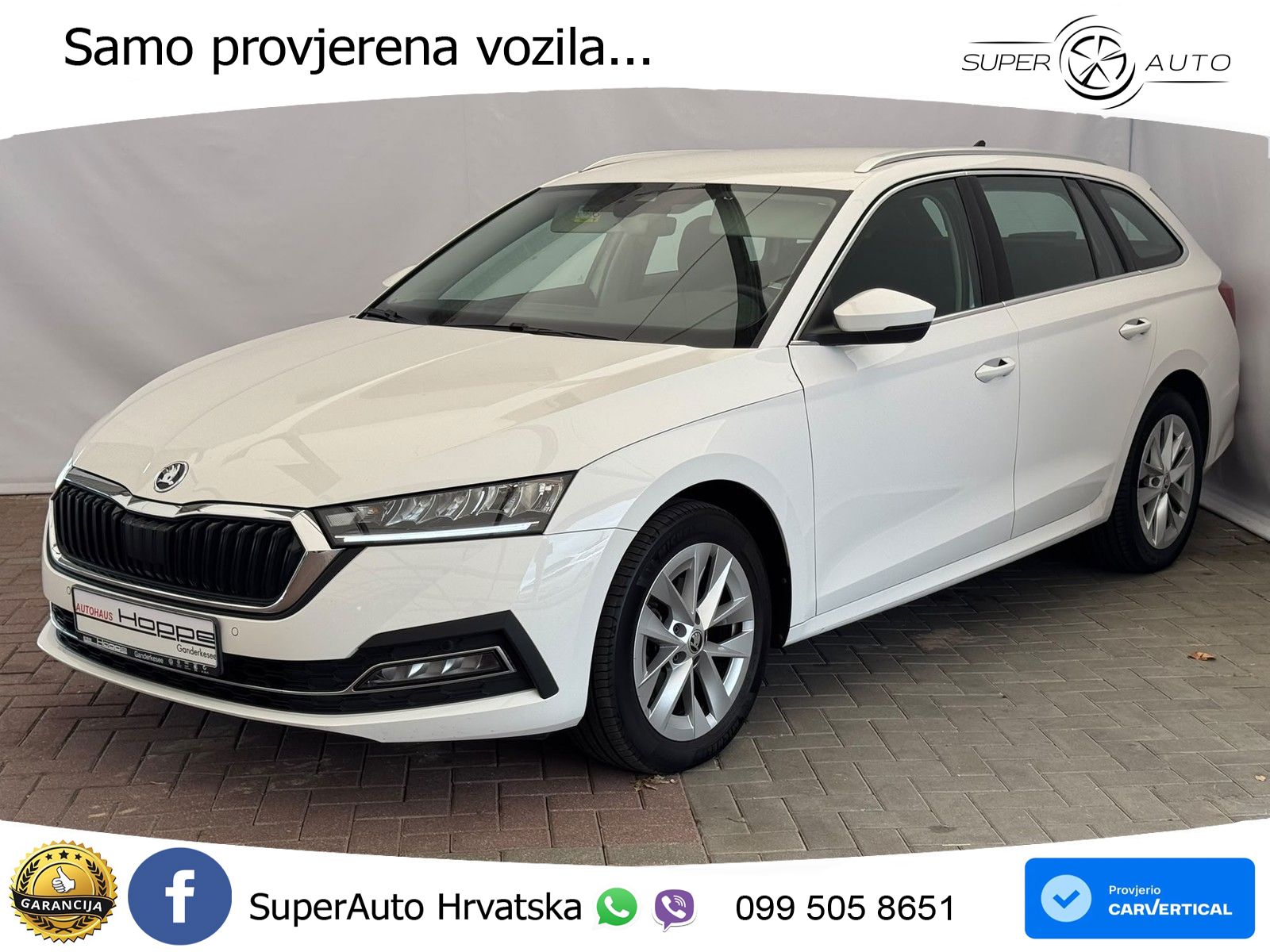 Škoda Octavia Combi 2.0 TDI (150 KS) DSG LED+GR SJED+ACC