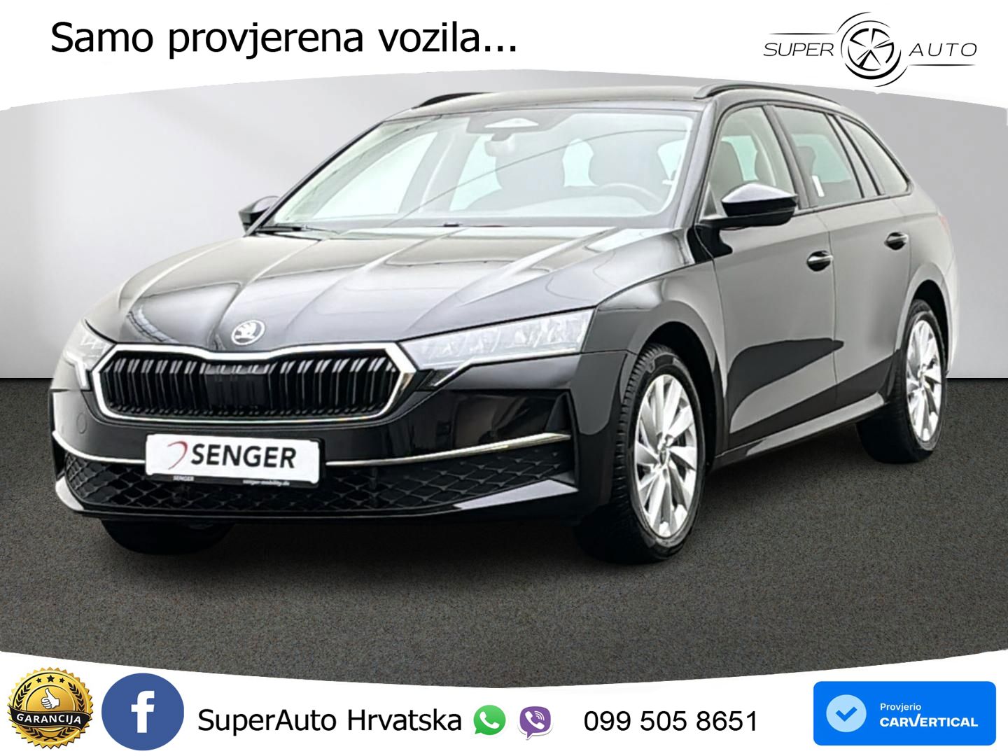 Škoda Octavia Combi 2.0 TDI (150 KS) DSG Selection LED+GR SJED+ACC