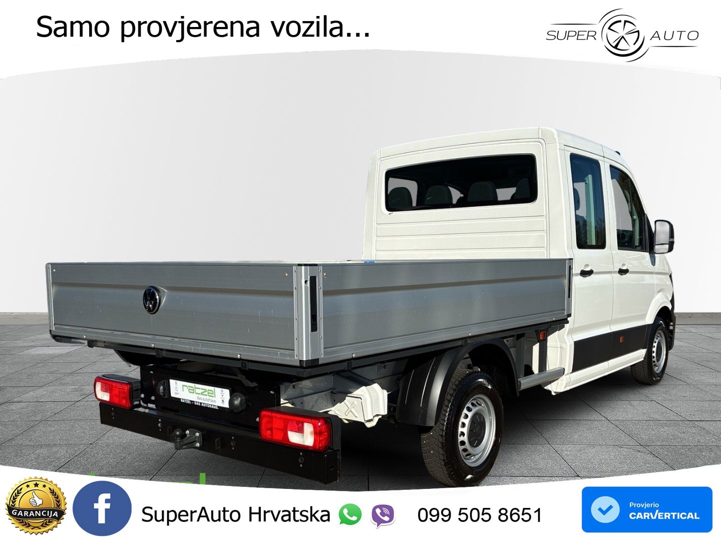 Volkswagen Crafter mittellang 2.0 TDI Pritsche DOKA 35 5 Ja 177 KS