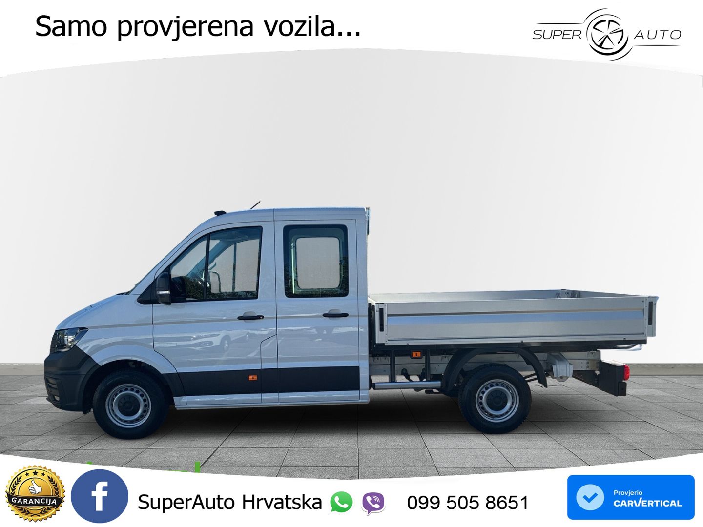 Volkswagen Crafter mittellang 2.0 TDI Pritsche DOKA 35 5 Ja 177 KS