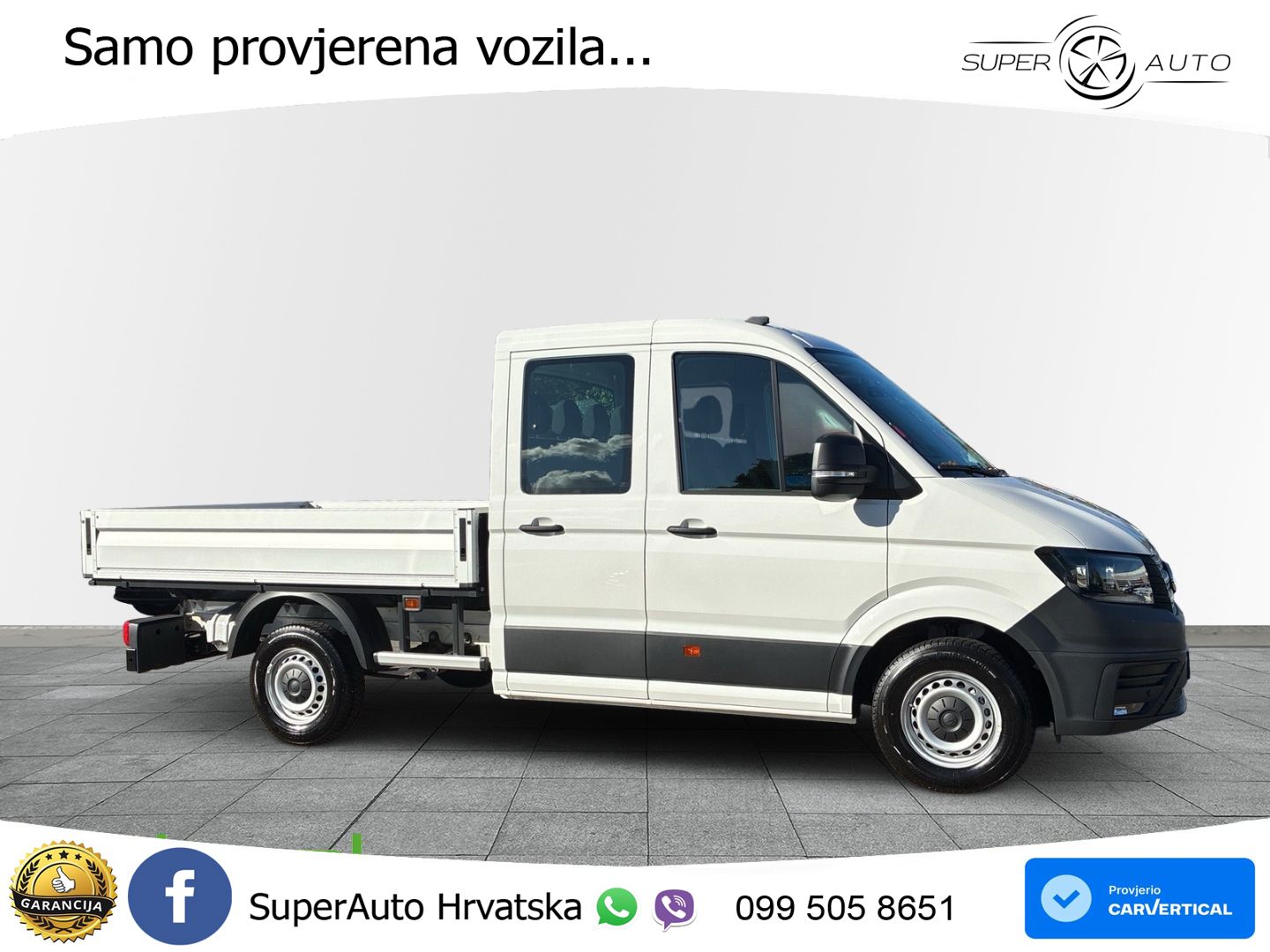Volkswagen Crafter mittellang 2.0 TDI Pritsche DOKA 35 5 Ja 177 KS