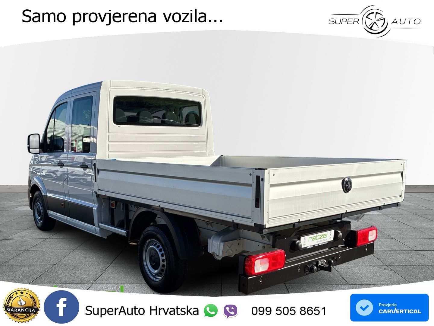 Volkswagen Crafter mittellang 2.0 TDI Pritsche DOKA 35 5 Ja 177 KS