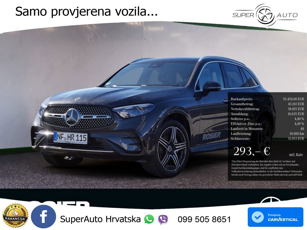 Mercedes GLC 220d (197 KS) 4MATIC 9G-TRONIC AMG LED+GR SJED+ACC