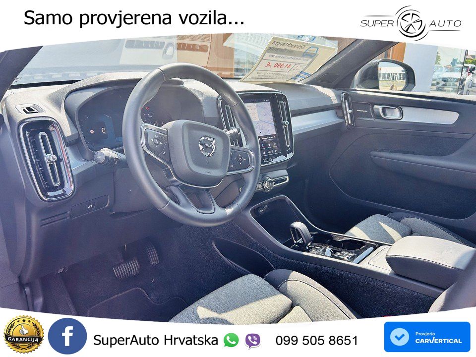 Volvo XC40 2.0 B4 197 KS Automatic LED+GR SJED+ACC