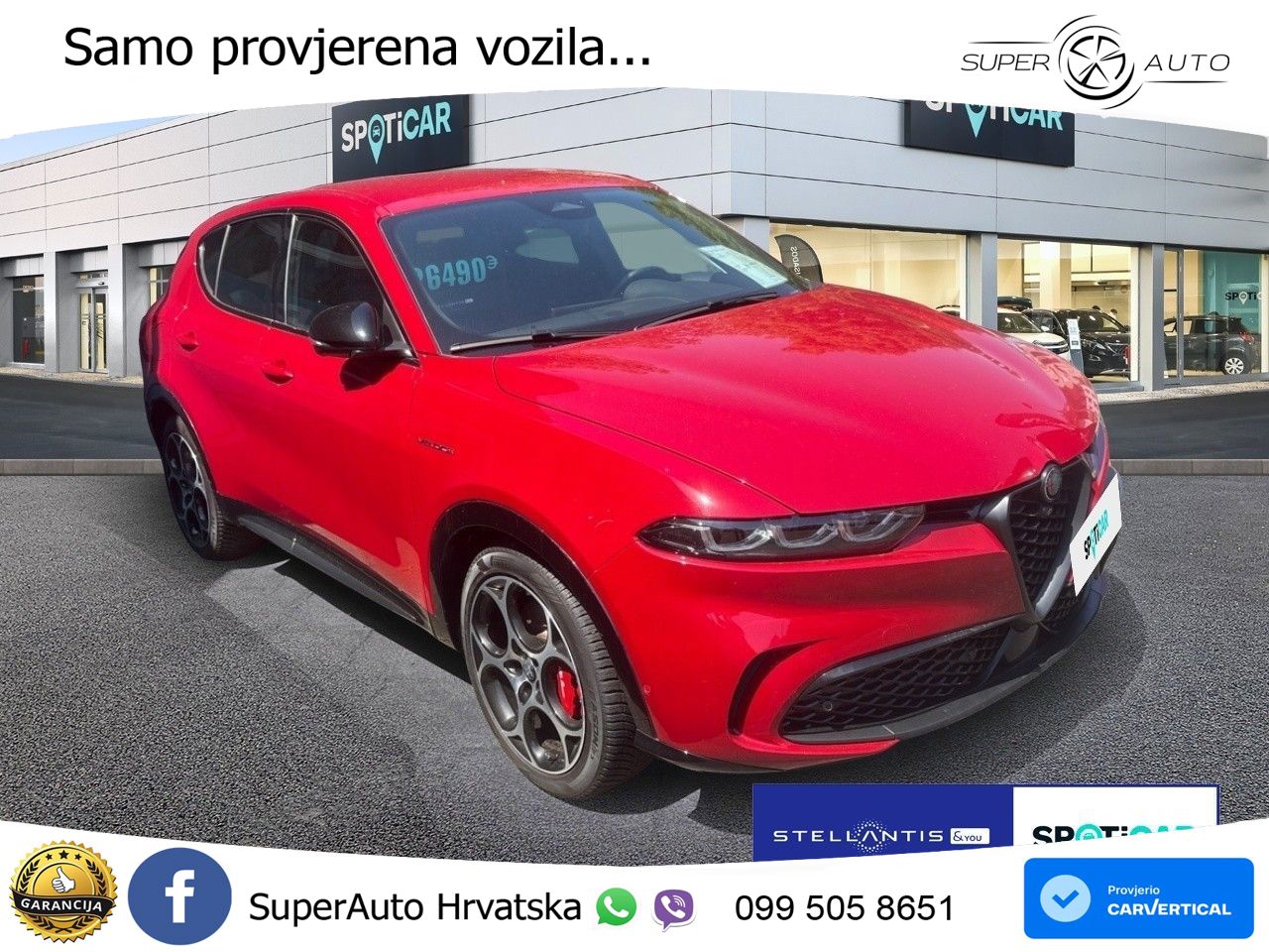 Alfa Romeo Tonale 1.5 VGT (160 KS) 48V-Hybrid TCT LED+GR SJED+ACC