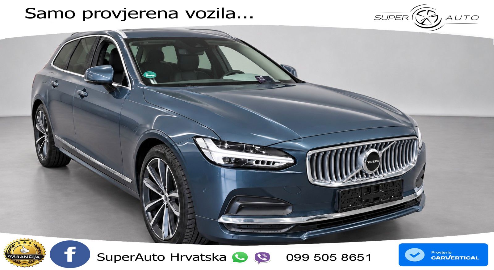 Volvo V90 2.0 B5 Diesel AWD Geartronic ACC+HEAD+GR SJED+360+PANO