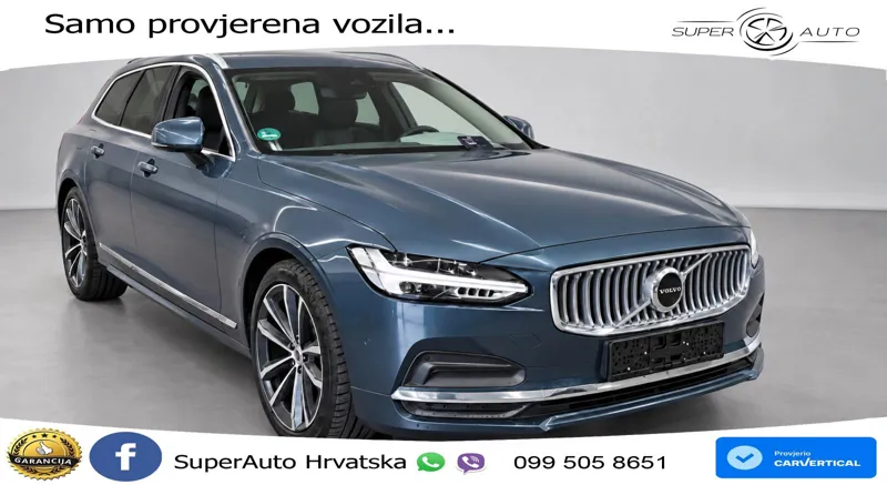 Volvo V90 2.0 B5 Diesel AWD Geartronic ACC+HEAD+GR SJED+360+PANO