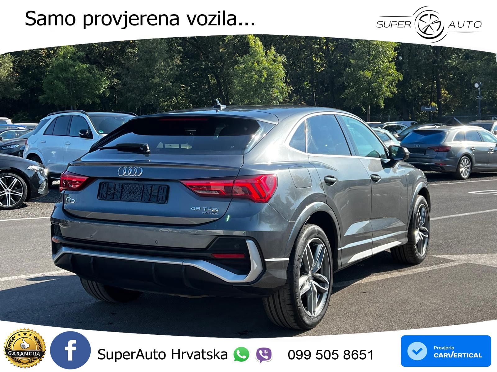 Audi Q3 Sportback 45 TFSI (230 KS) quattro S tronic S line