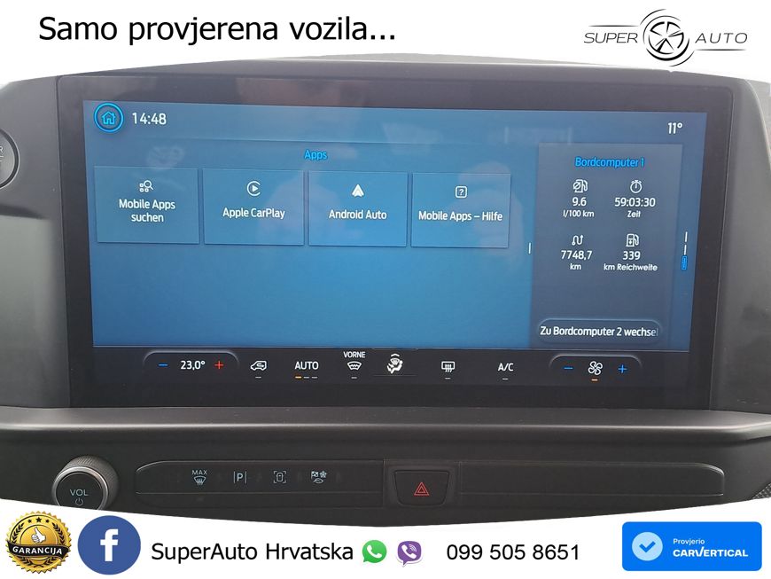 Ford Transit Custom 320 L2H1 PKW VA Trend 136 KS