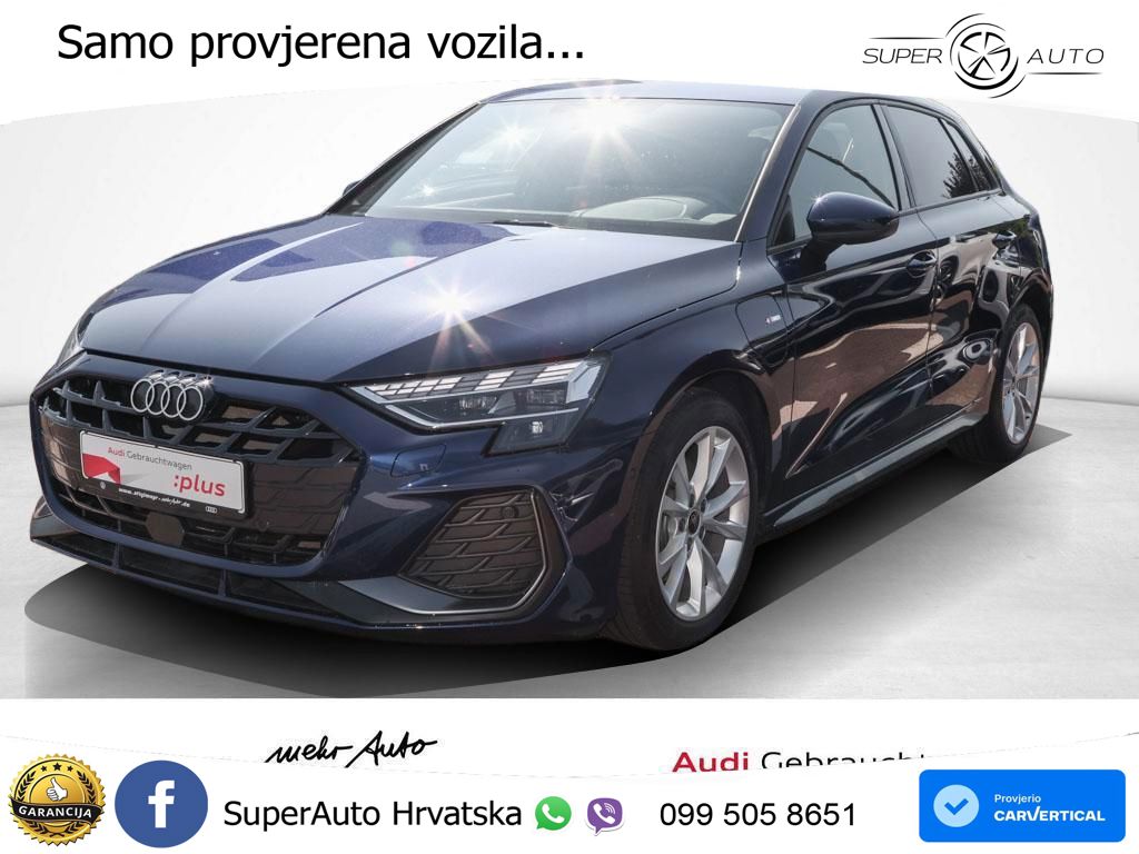 Audi A3 Sportback 40 TFSI e (204 KS) Plug-in Hybrid S tronic S line LED+GR SJED+ACC