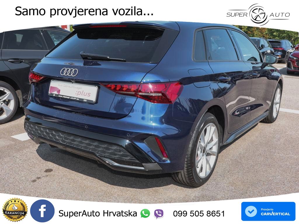 Audi A3 Sportback 40 TFSI e (204 KS) Plug-in Hybrid S tronic S line LED+GR SJED+ACC