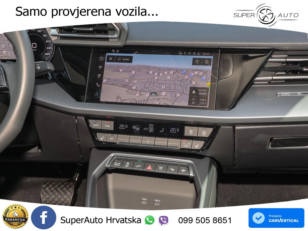 Audi A3 Sportback 40 TFSI e (204 KS) Plug-in Hybrid S tronic S line LED+GR SJED+ACC