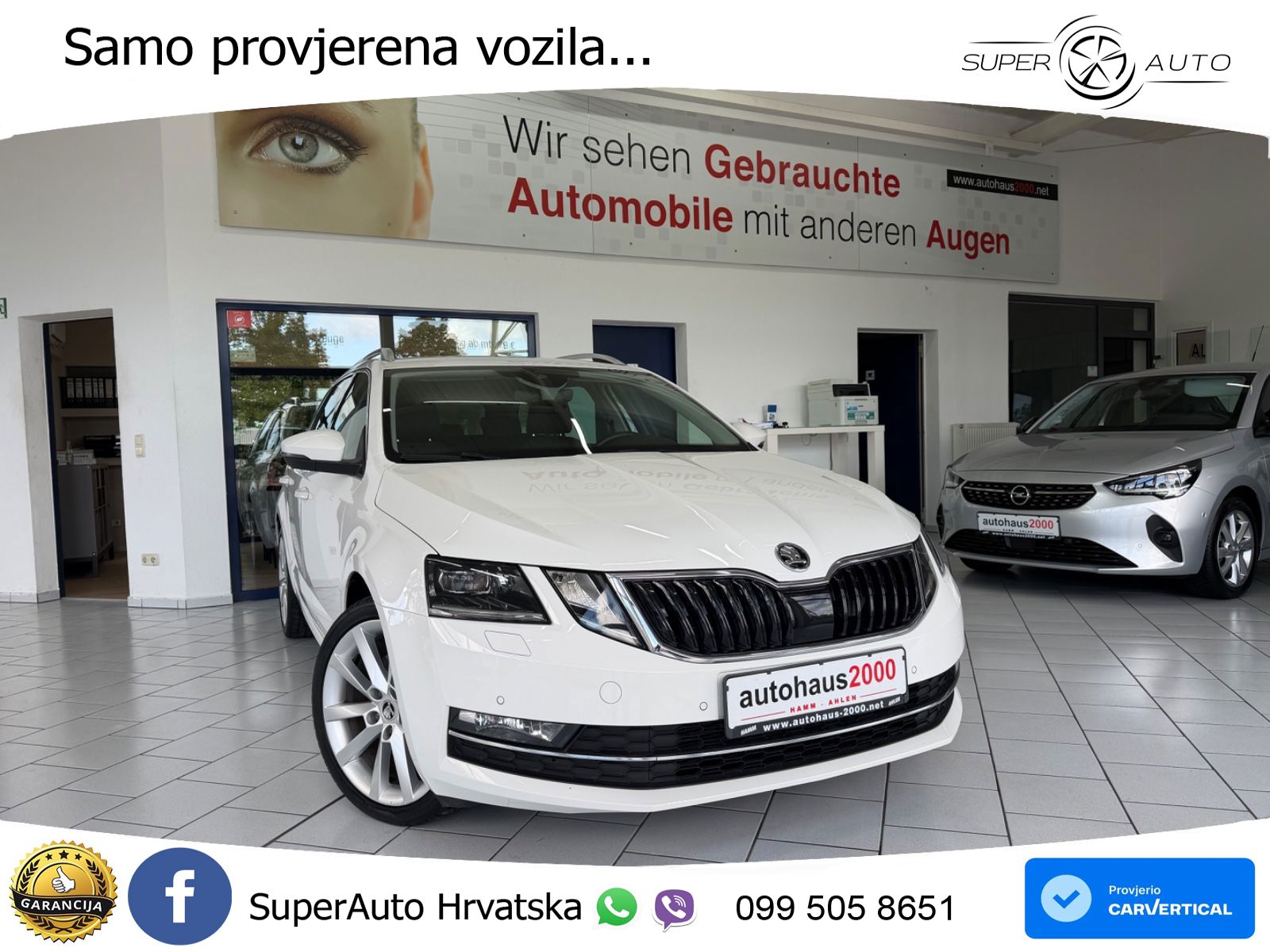 Škoda Octavia Combi 2.0 TDI (150 KS) DSG LED+GR SJED+ACC