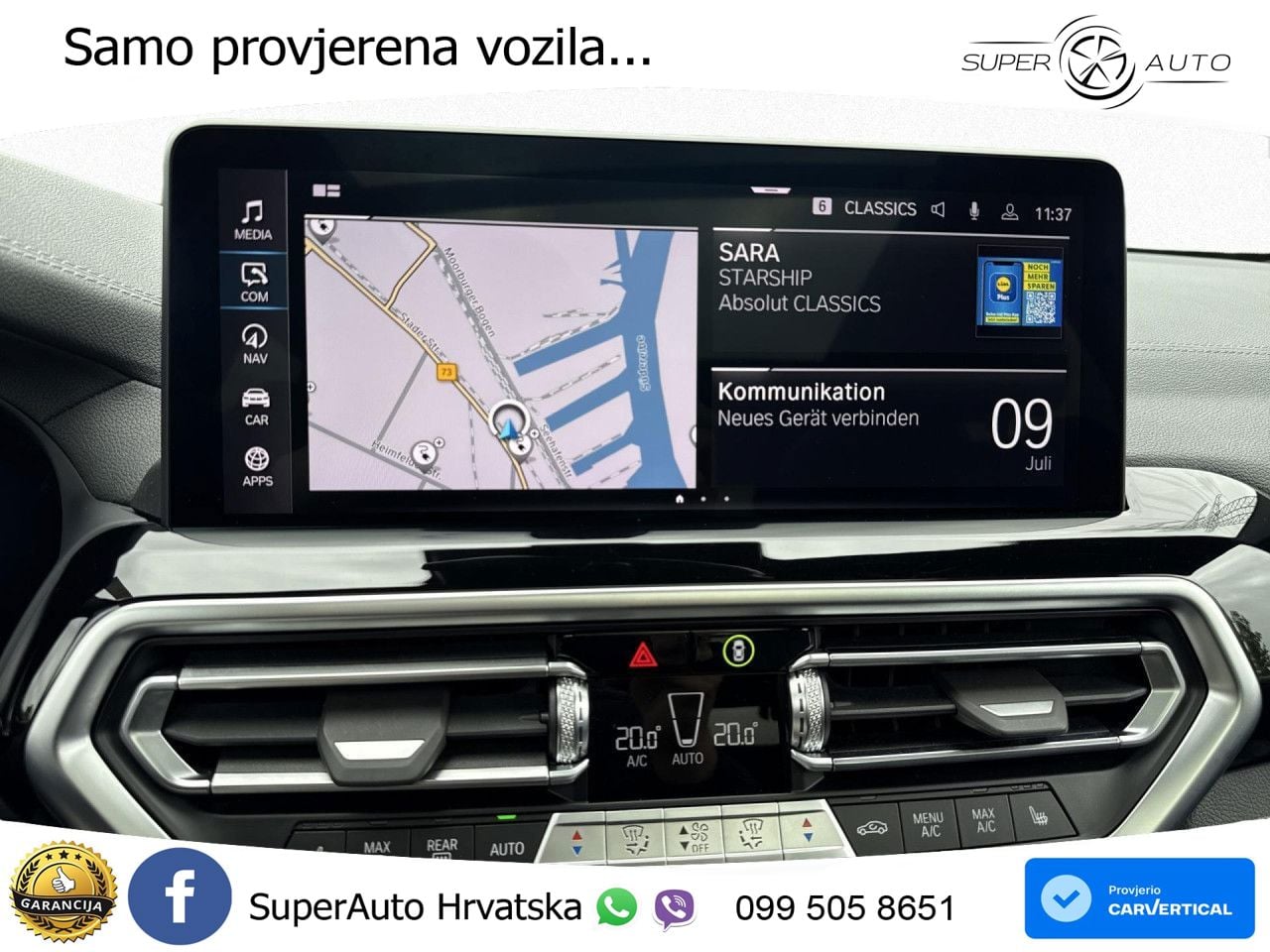 BMW iX3 80 kWh (286 KS) M Sport LED+GR SJED+ACC
