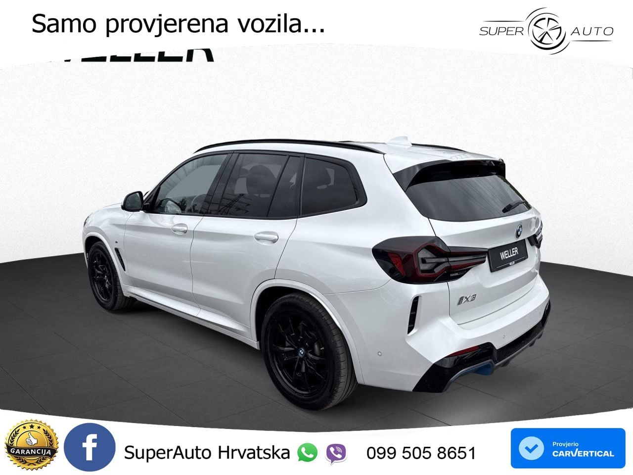 BMW iX3 80 kWh (286 KS) M Sport LED+GR SJED+ACC