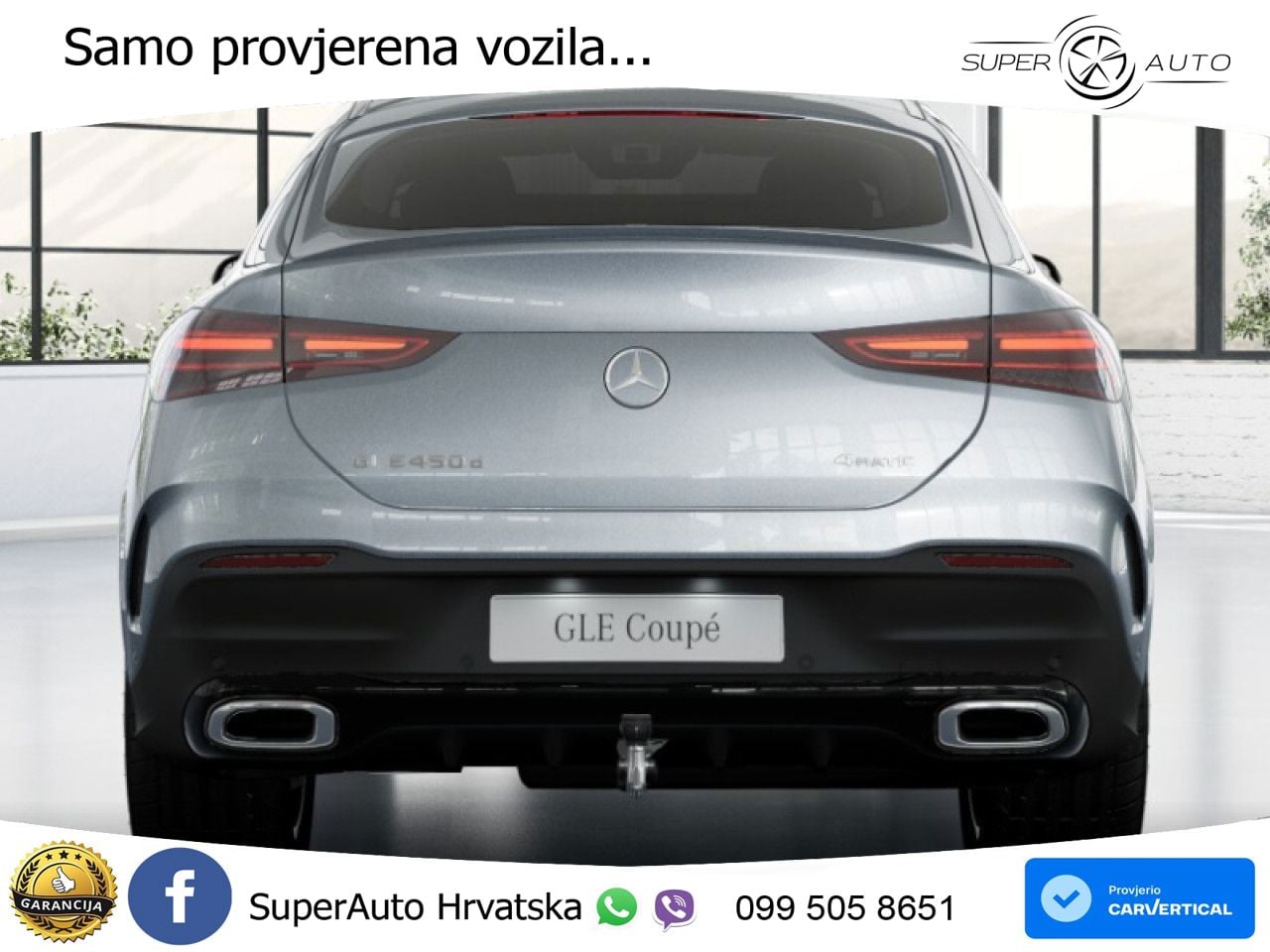 Mercedes GLE Coupe 450d (367 KS) EQ Boost 4MATIC 9G-TRONIC AMG ACC+HEAD+4xGR SJED+360+PANO