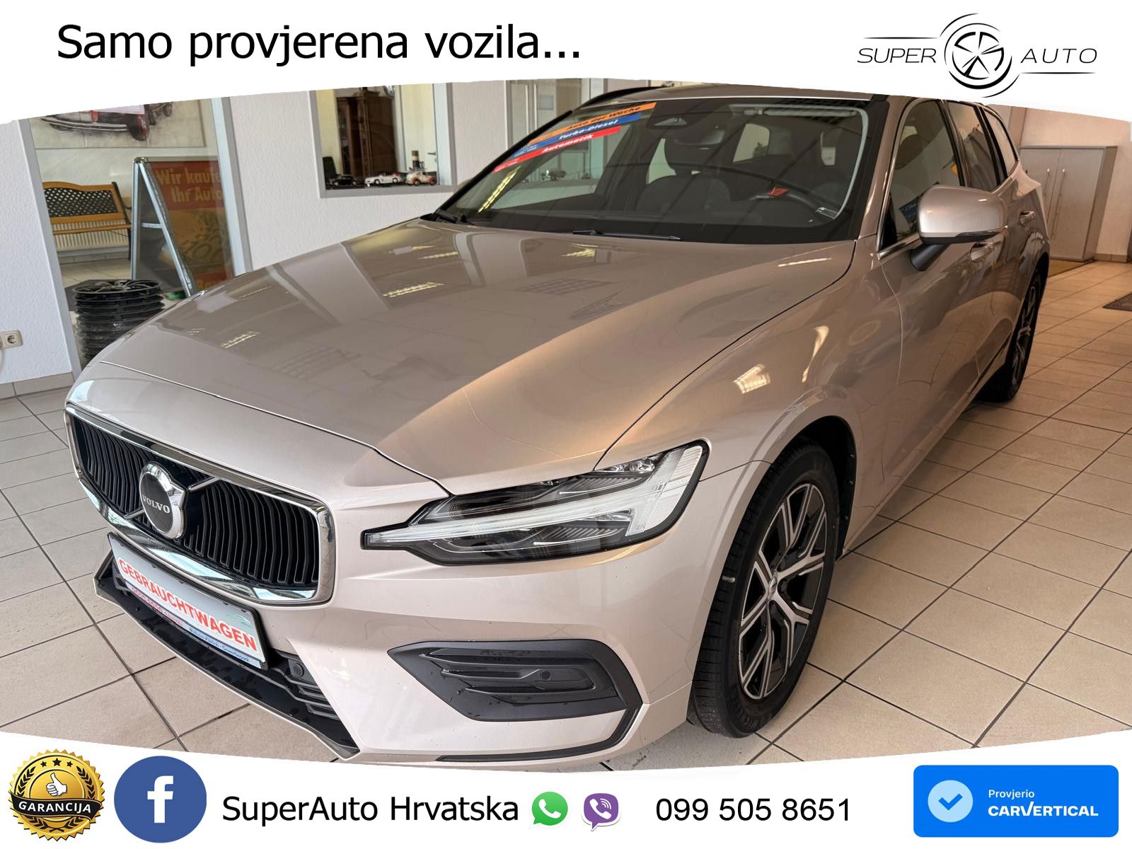 Volvo V60 2.0 B4 Diesel Geartronic LED+GR SJED+ACC