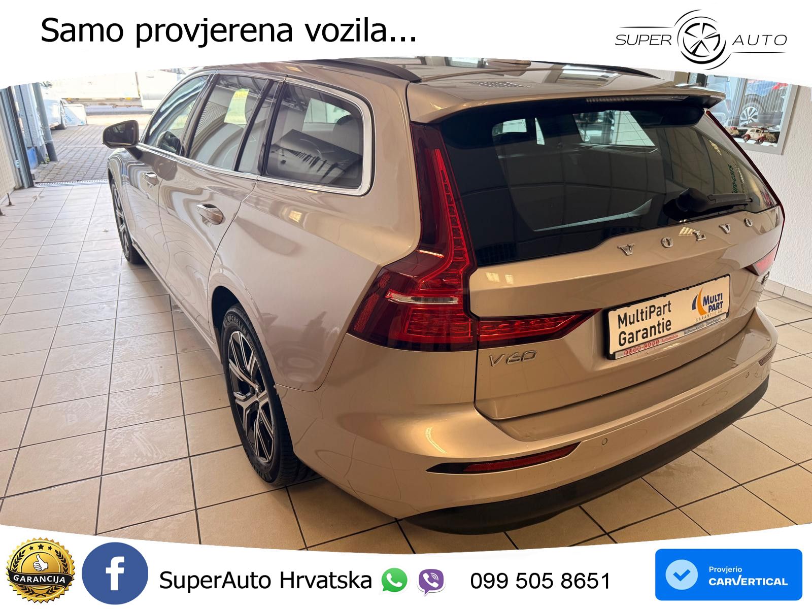 Volvo V60 2.0 B4 Diesel Geartronic LED+GR SJED+ACC