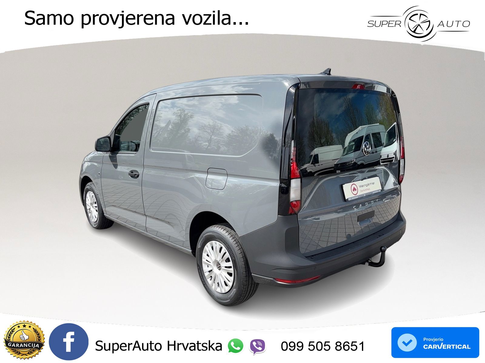 Volkswagen Caddy Cargo 2.0 TDI, AHK, Klima, PDC 6-Gang 102 KS