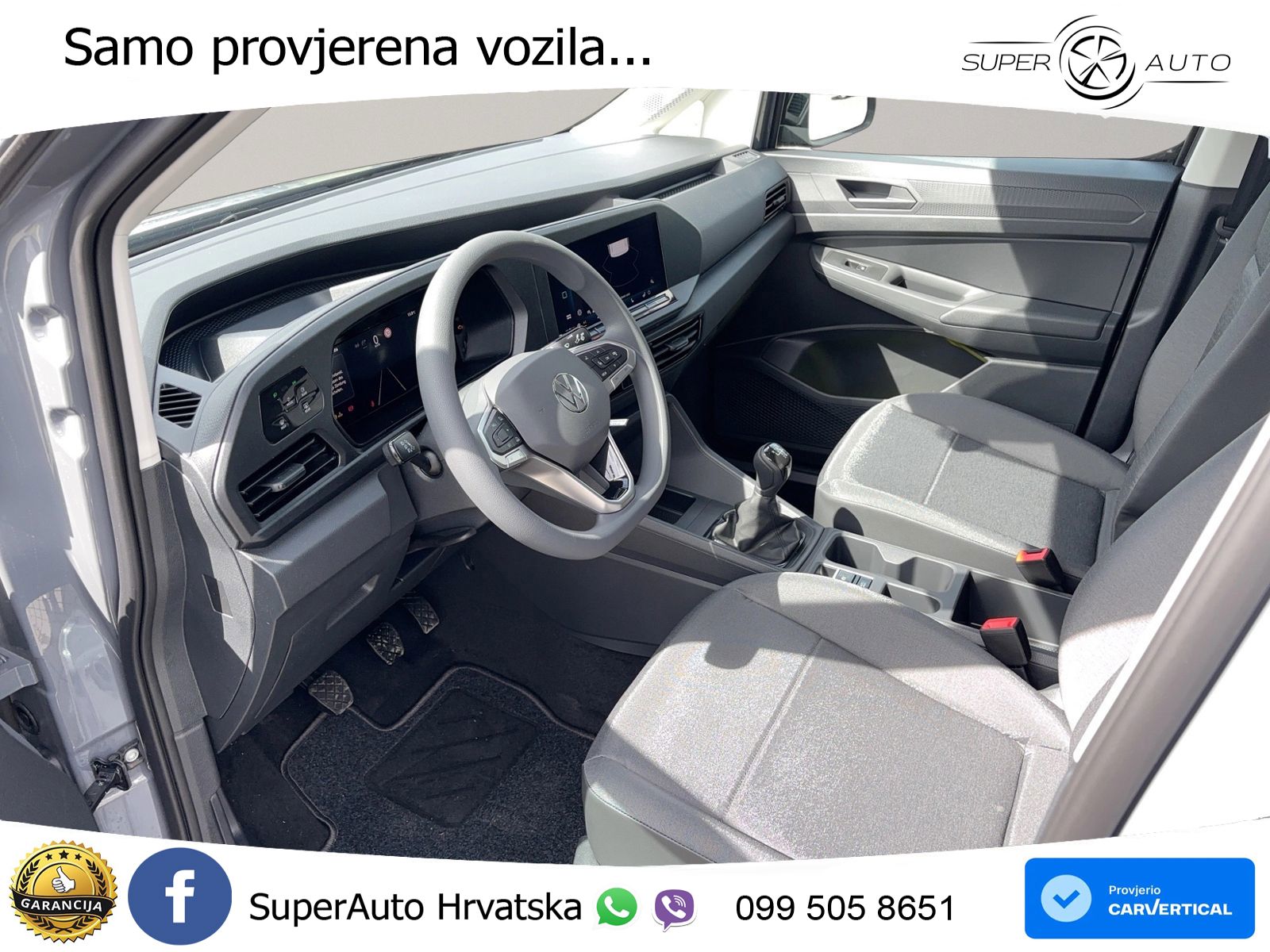 Volkswagen Caddy Cargo 2.0 TDI, AHK, Klima, PDC 6-Gang 102 KS