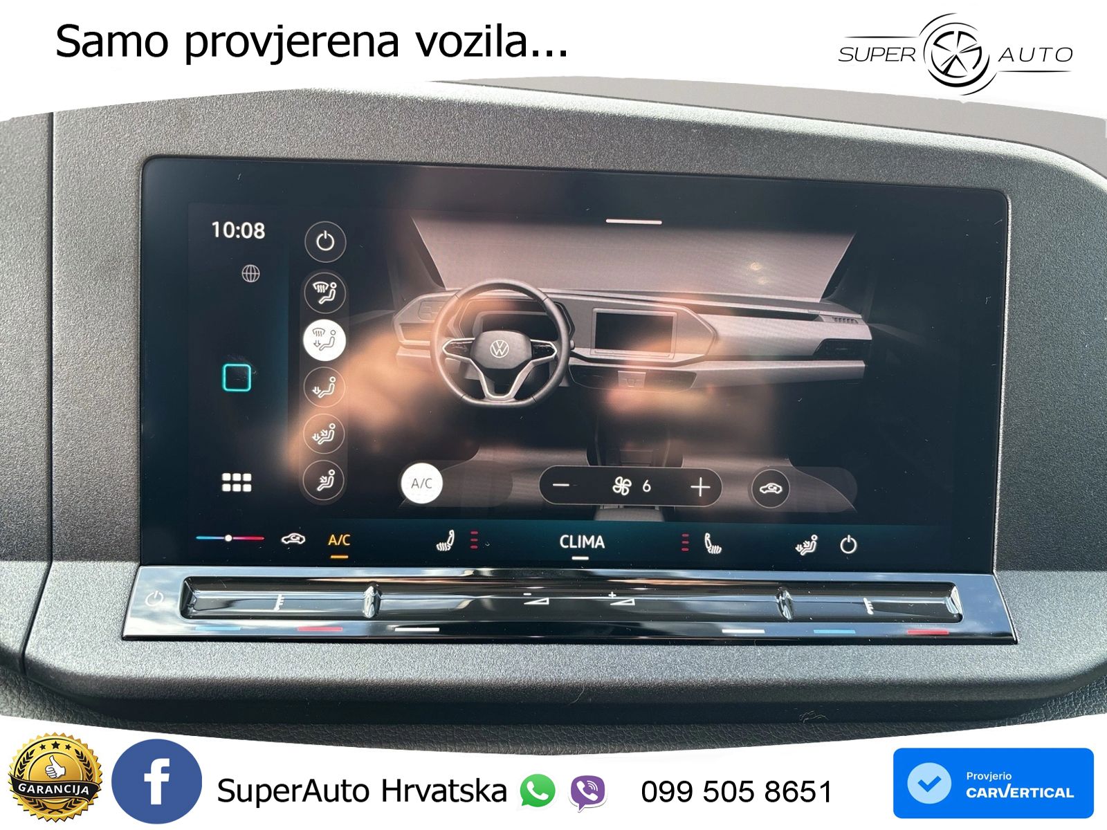 Volkswagen Caddy Cargo 2.0 TDI, AHK, Klima, PDC 6-Gang 102 KS