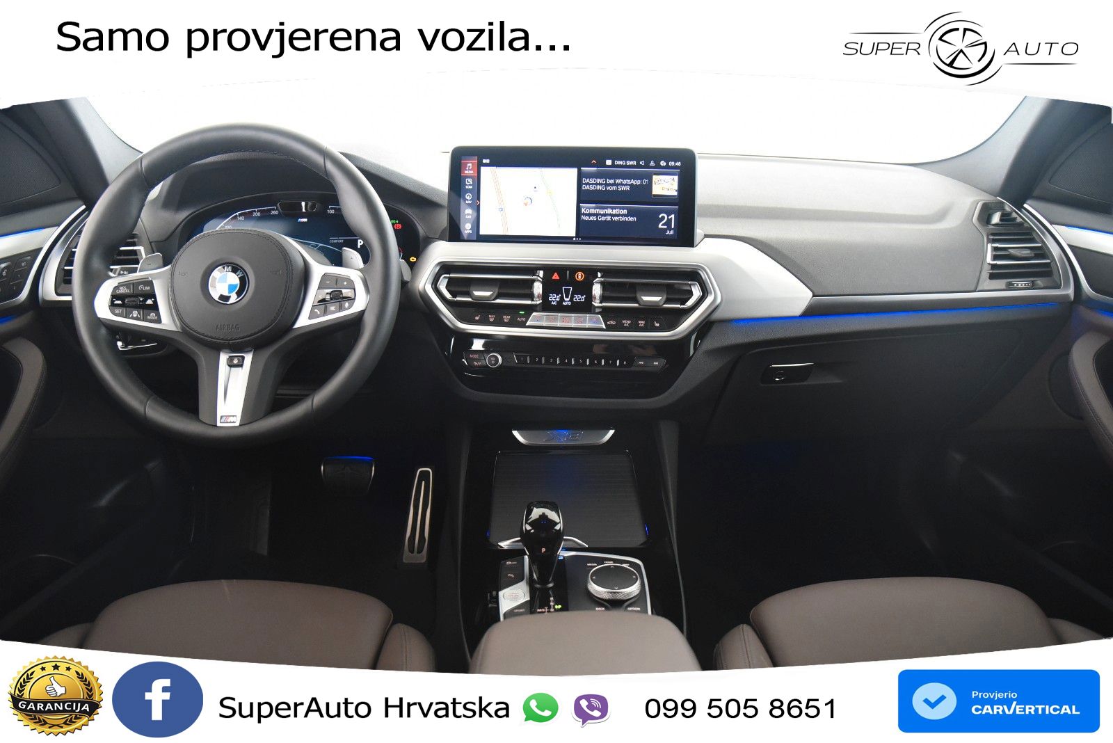 BMW X3 30d xDrive Steptronic M Sport LED+GR SJED+ACC