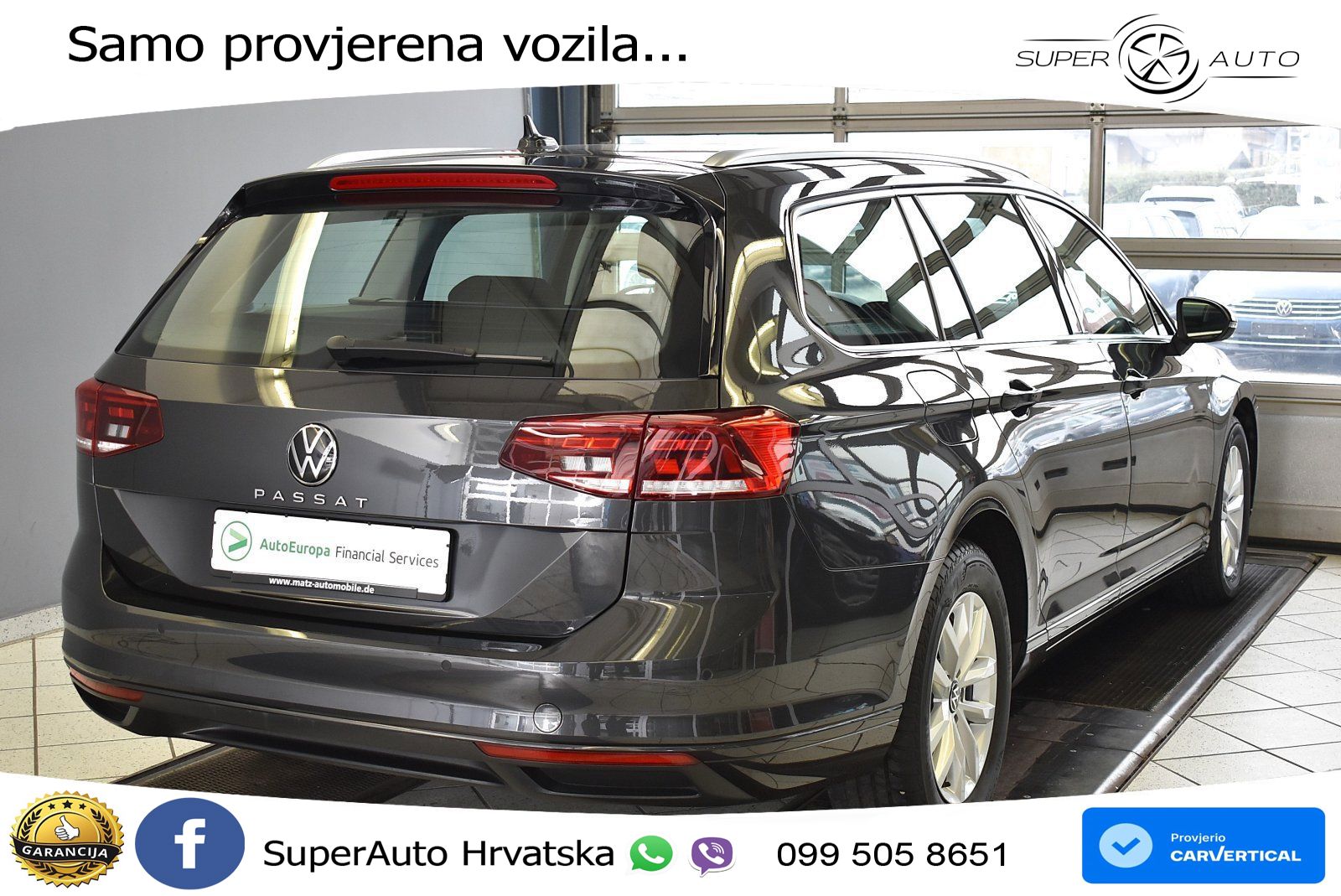 Volkswagen Passat Variant 2.0 TDI (150 KS) DSG Business LED+GR SJED+ACC