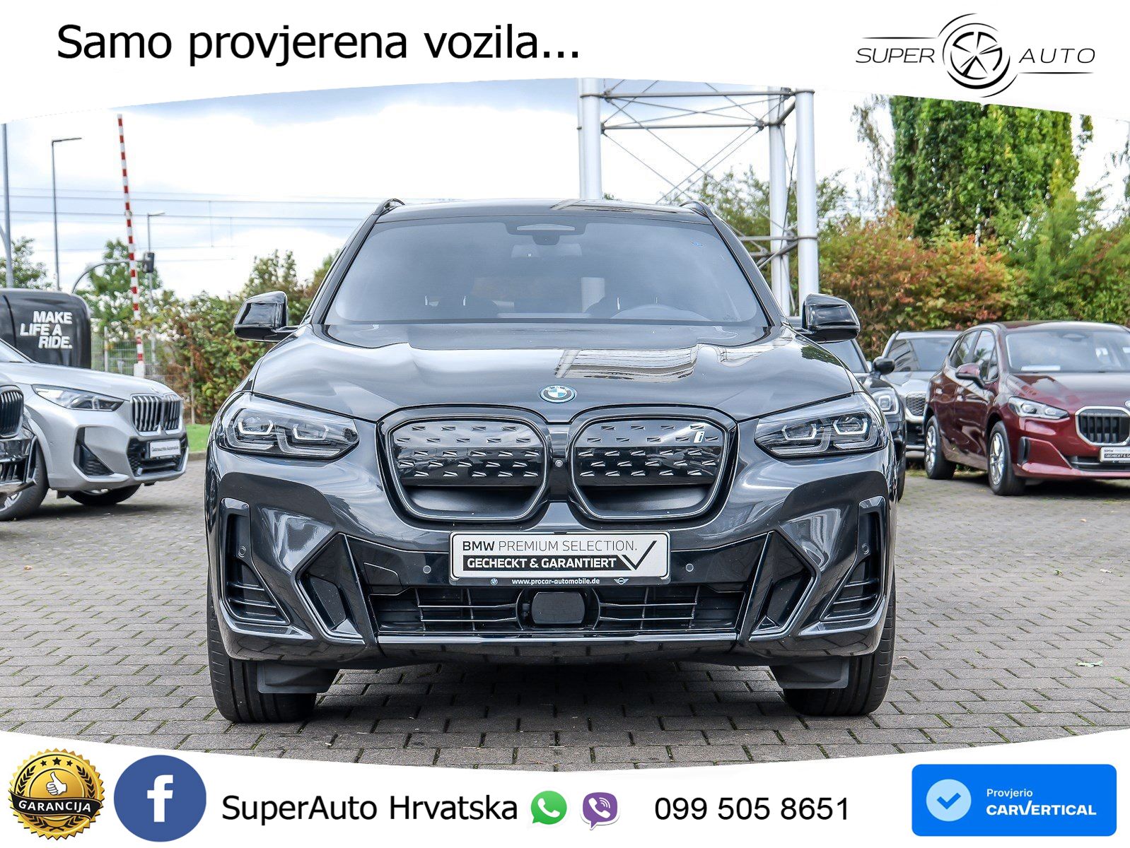 BMW iX3 80 kWh (286 KS) M Sport LED+GR SJED+ACC