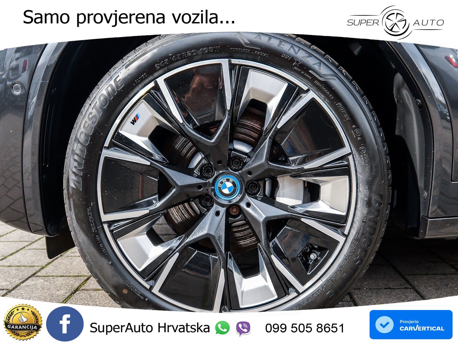 BMW iX3 80 kWh (286 KS) M Sport LED+GR SJED+ACC