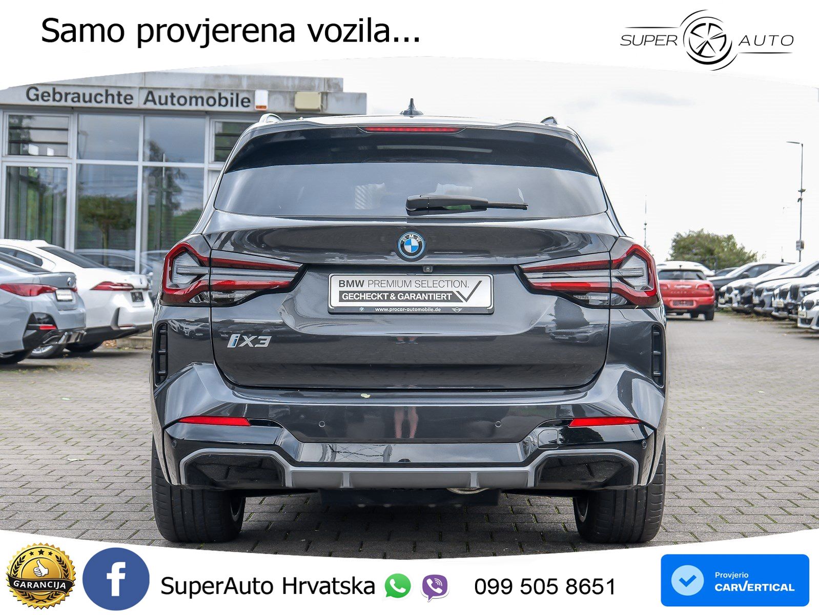 BMW iX3 80 kWh (286 KS) M Sport LED+GR SJED+ACC