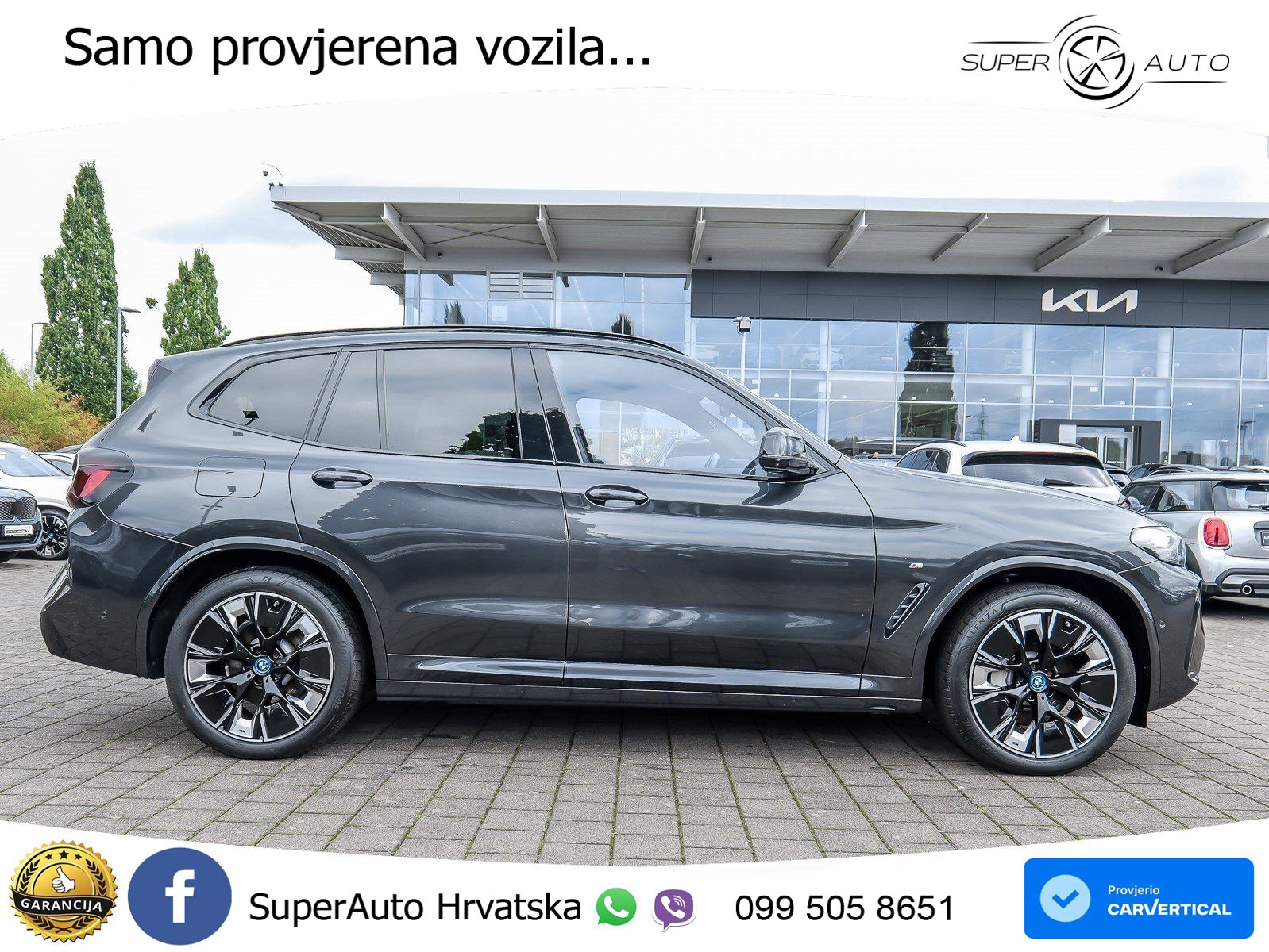 BMW iX3 80 kWh (286 KS) M Sport LED+GR SJED+ACC