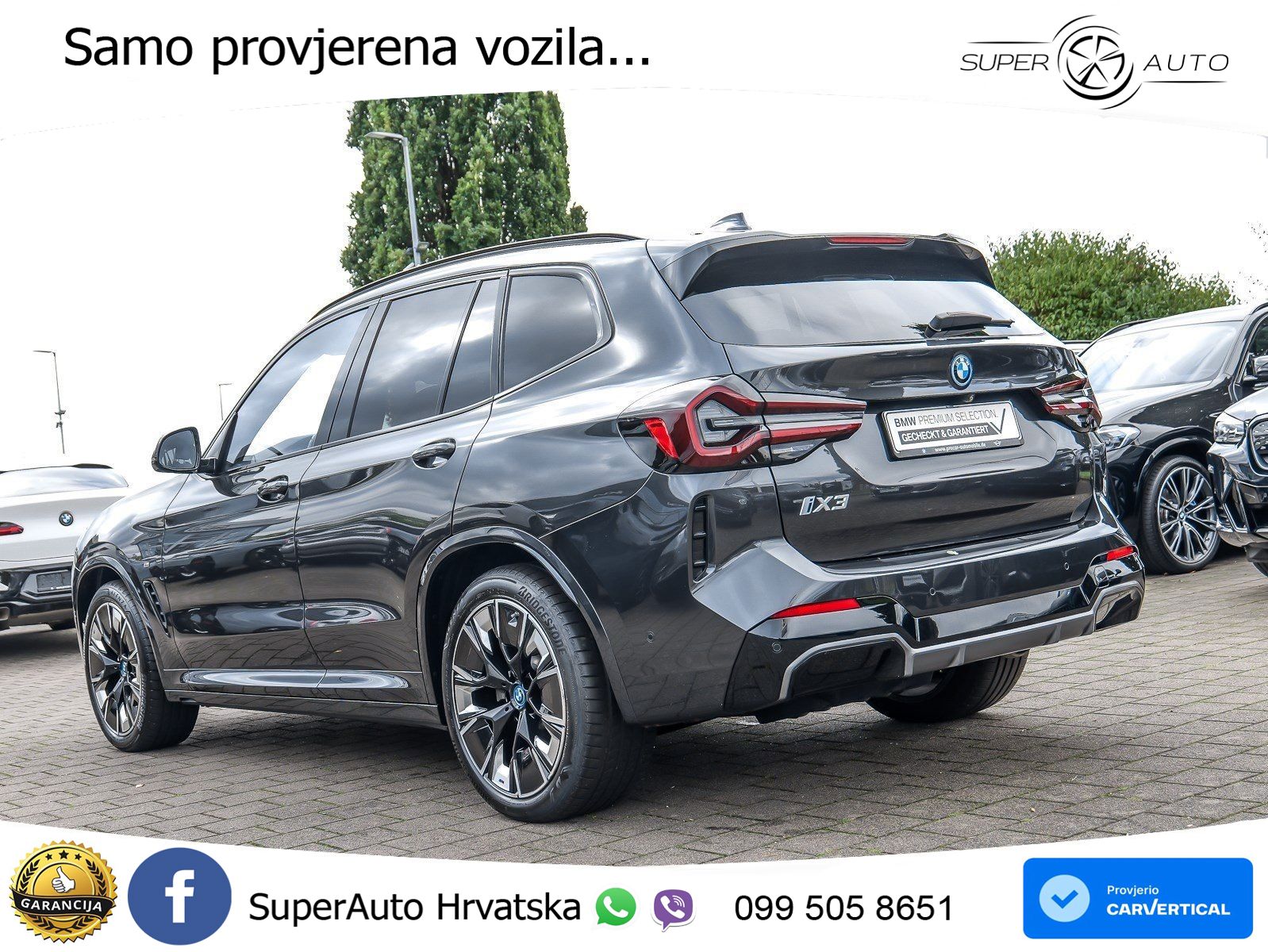 BMW iX3 80 kWh (286 KS) M Sport LED+GR SJED+ACC