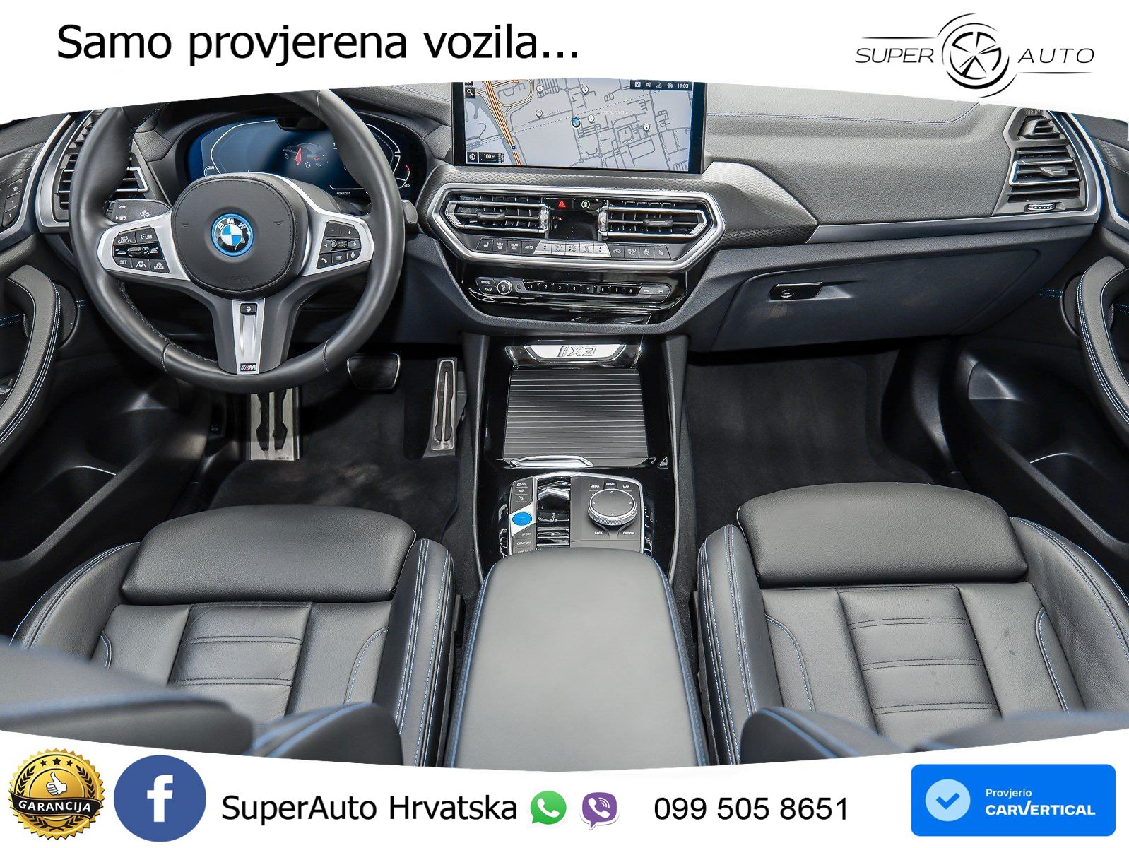 BMW iX3 80 kWh (286 KS) M Sport LED+GR SJED+ACC