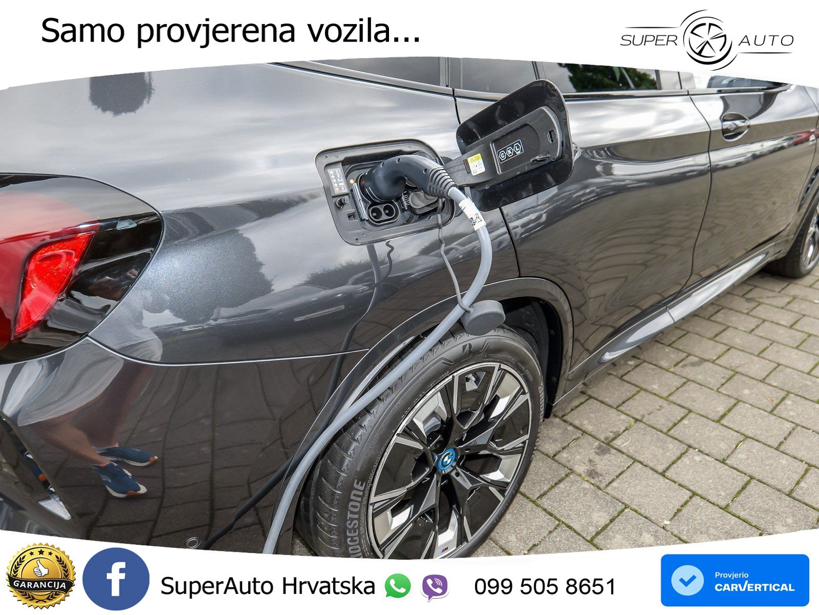 BMW iX3 80 kWh (286 KS) M Sport LED+GR SJED+ACC
