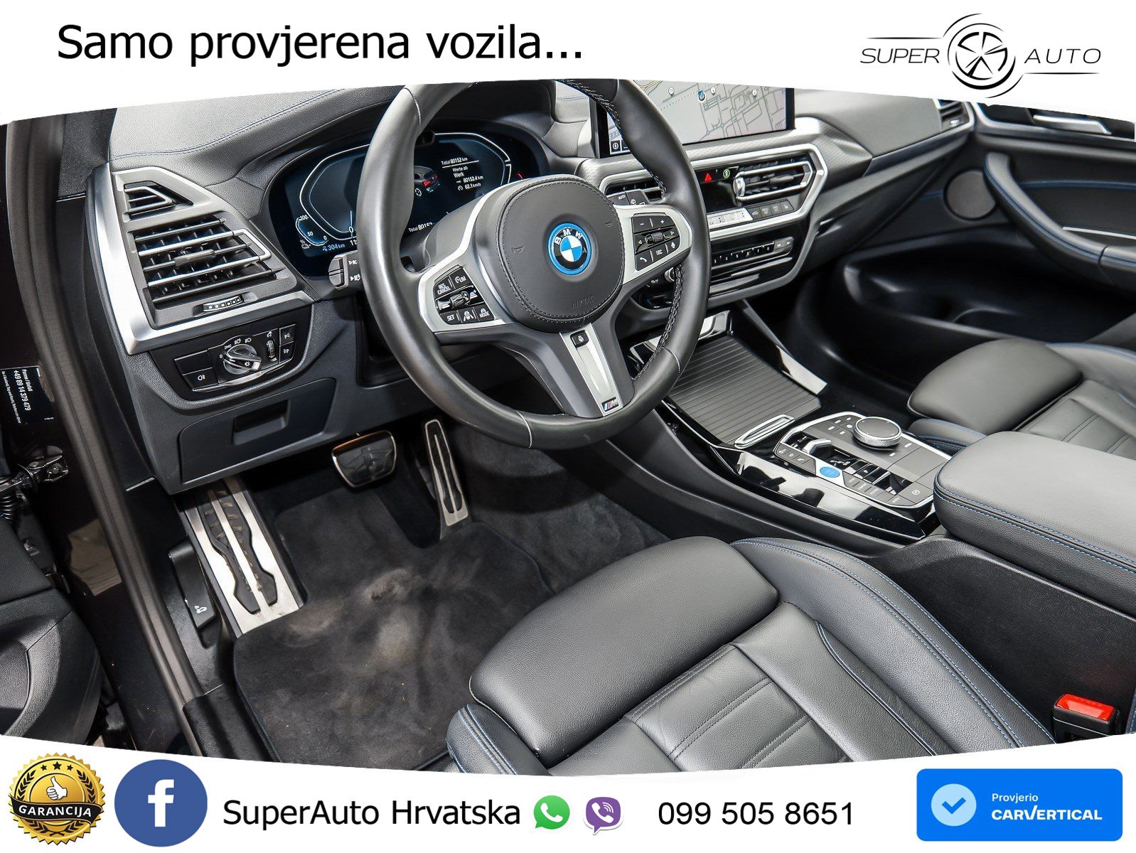 BMW iX3 80 kWh (286 KS) M Sport LED+GR SJED+ACC