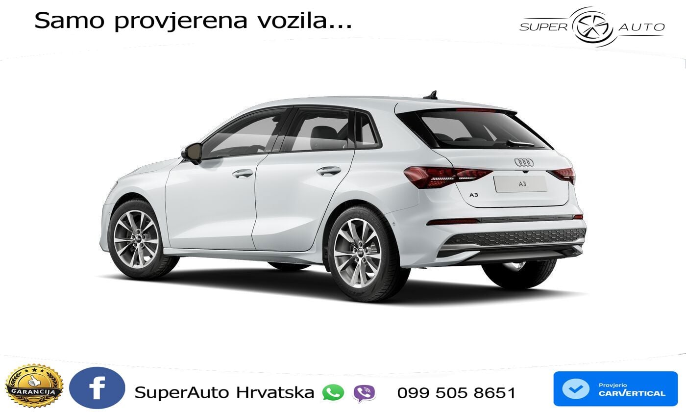 Audi A3 35 TFSI (150 KS) S tronic advanced LED+GR SJED+ACC
