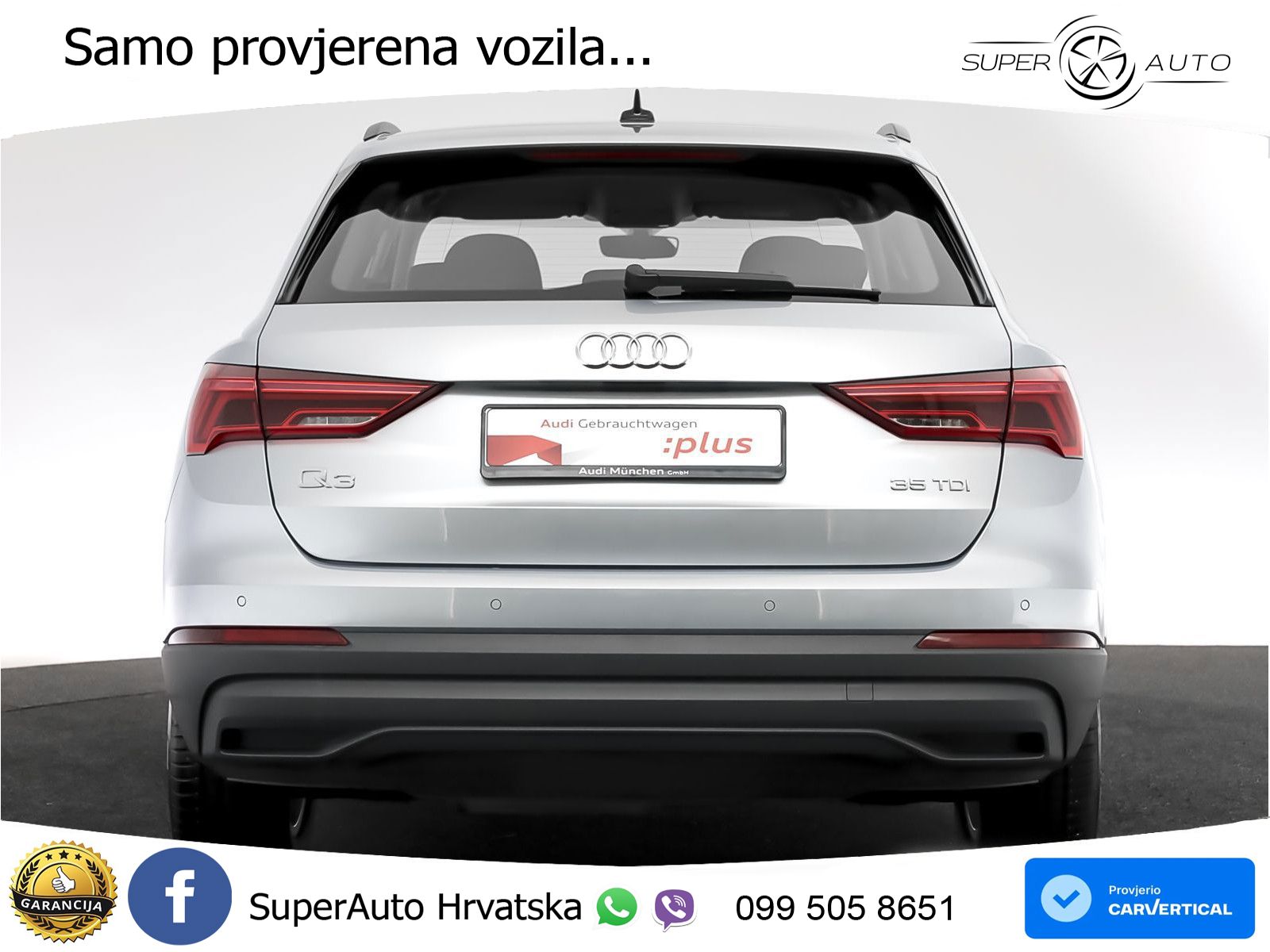 Audi Q3 35 TDI (150 KS) S tronic LED+GR SJED+ACC