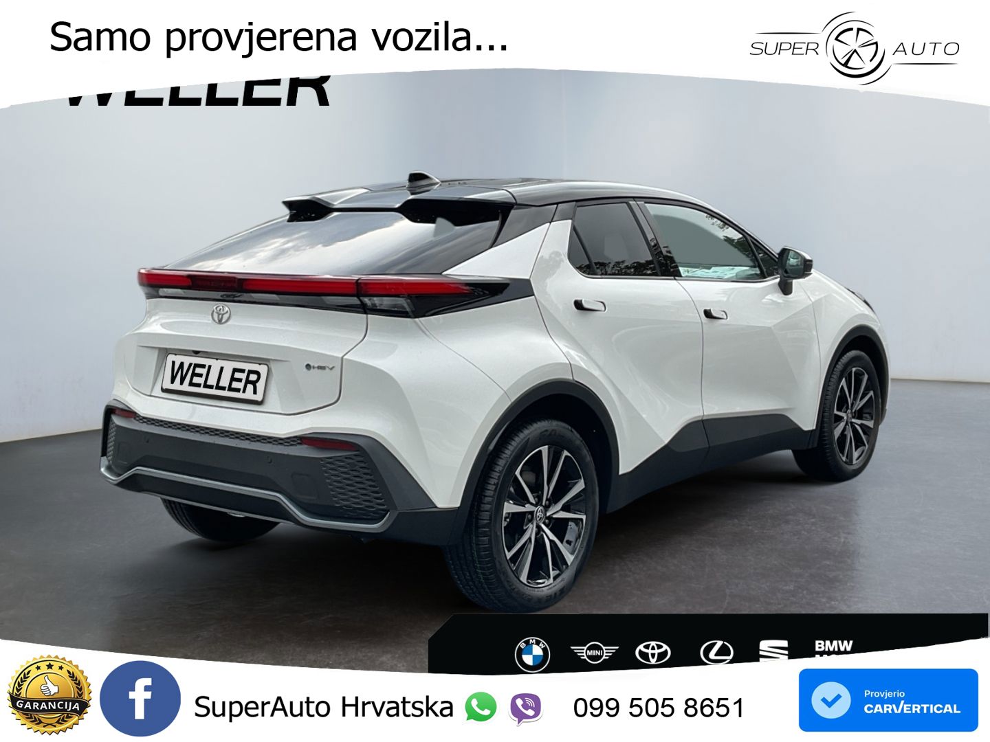 Toyota C-HR 1.8 (140 KS) Hybrid e-CVT Teamplayer LED+GR SJED+ACC