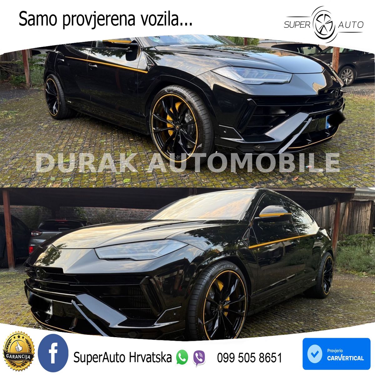 Lamborghini Urus S 4.0 V8 (666 KS) 4WD Automatic ZRAČNI+ACC+GR SJED+KAM+PANO