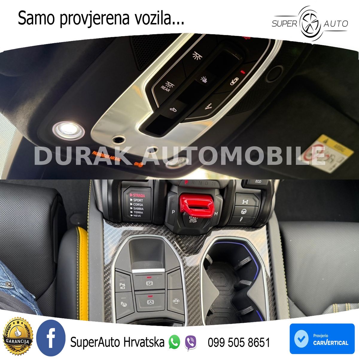 Lamborghini Urus S 4.0 V8 (666 KS) 4WD Automatic ZRAČNI+ACC+GR SJED+KAM+PANO