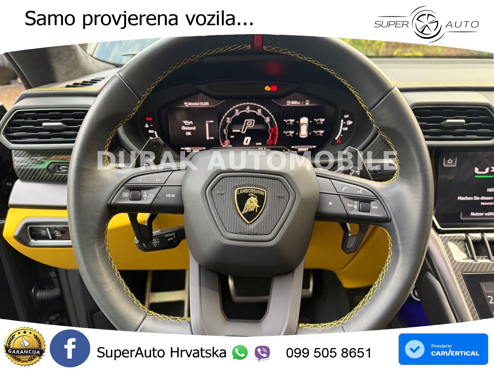 Lamborghini Urus S 4.0 V8 (666 KS) 4WD Automatic ZRAČNI+ACC+GR SJED+KAM+PANO