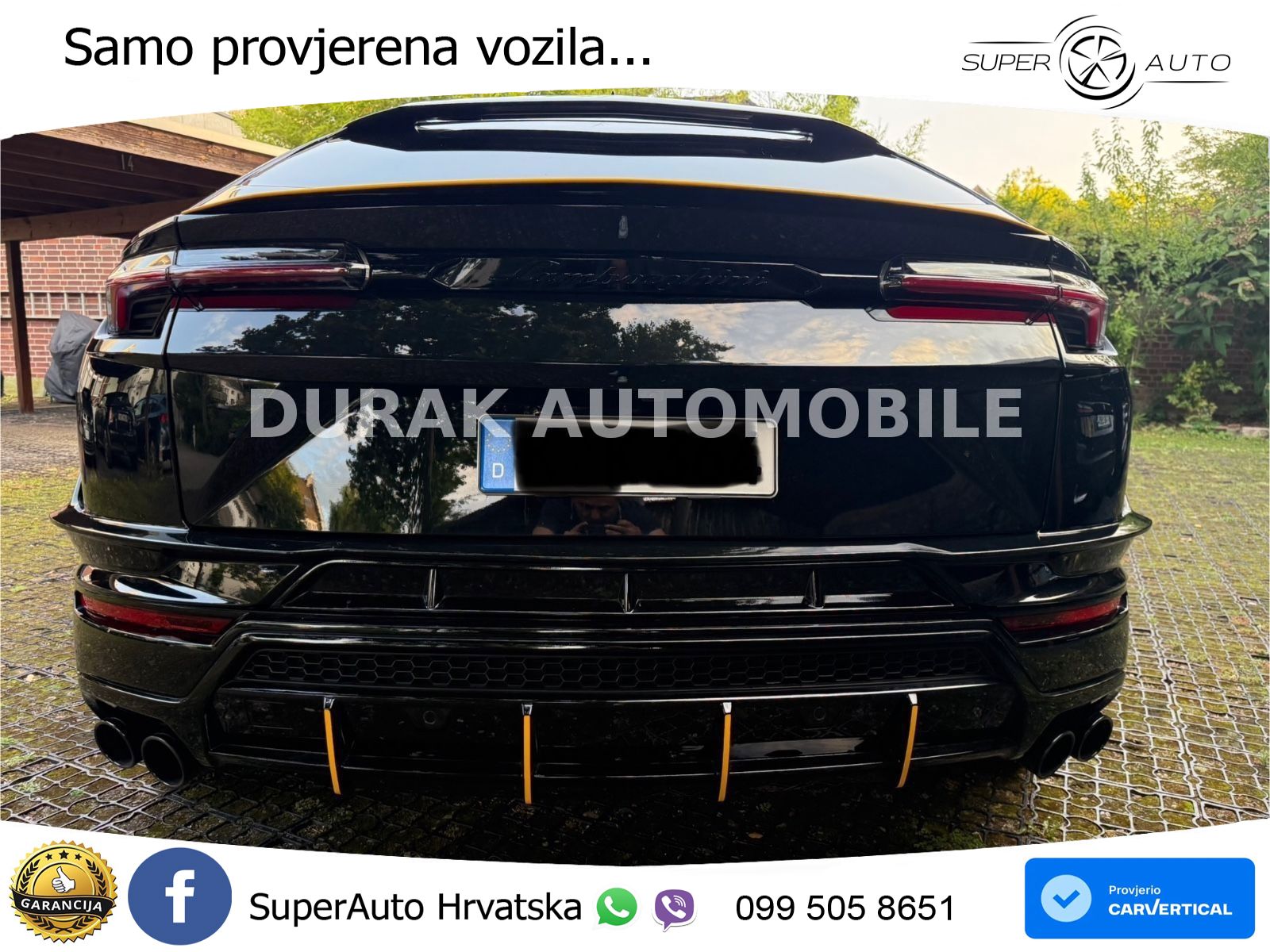 Lamborghini Urus S 4.0 V8 (666 KS) 4WD Automatic ZRAČNI+ACC+GR SJED+KAM+PANO