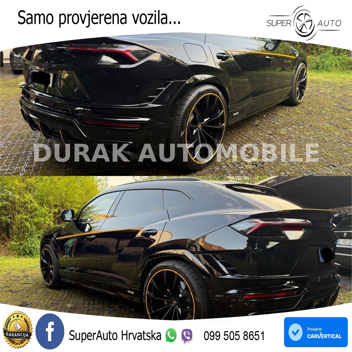 Lamborghini Urus S 4.0 V8 (666 KS) 4WD Automatic ZRAČNI+ACC+GR SJED+KAM+PANO