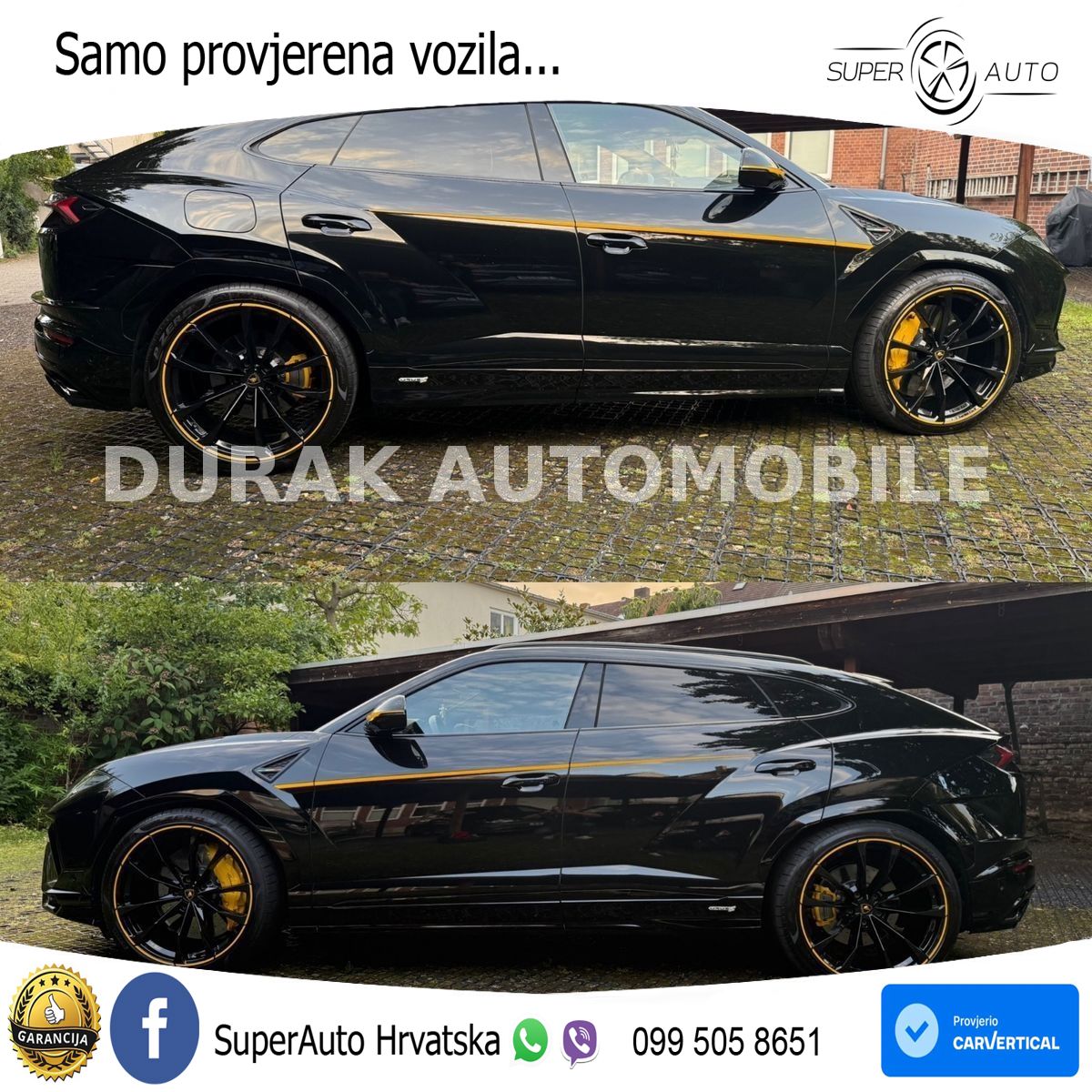 Lamborghini Urus S 4.0 V8 (666 KS) 4WD Automatic ZRAČNI+ACC+GR SJED+KAM+PANO