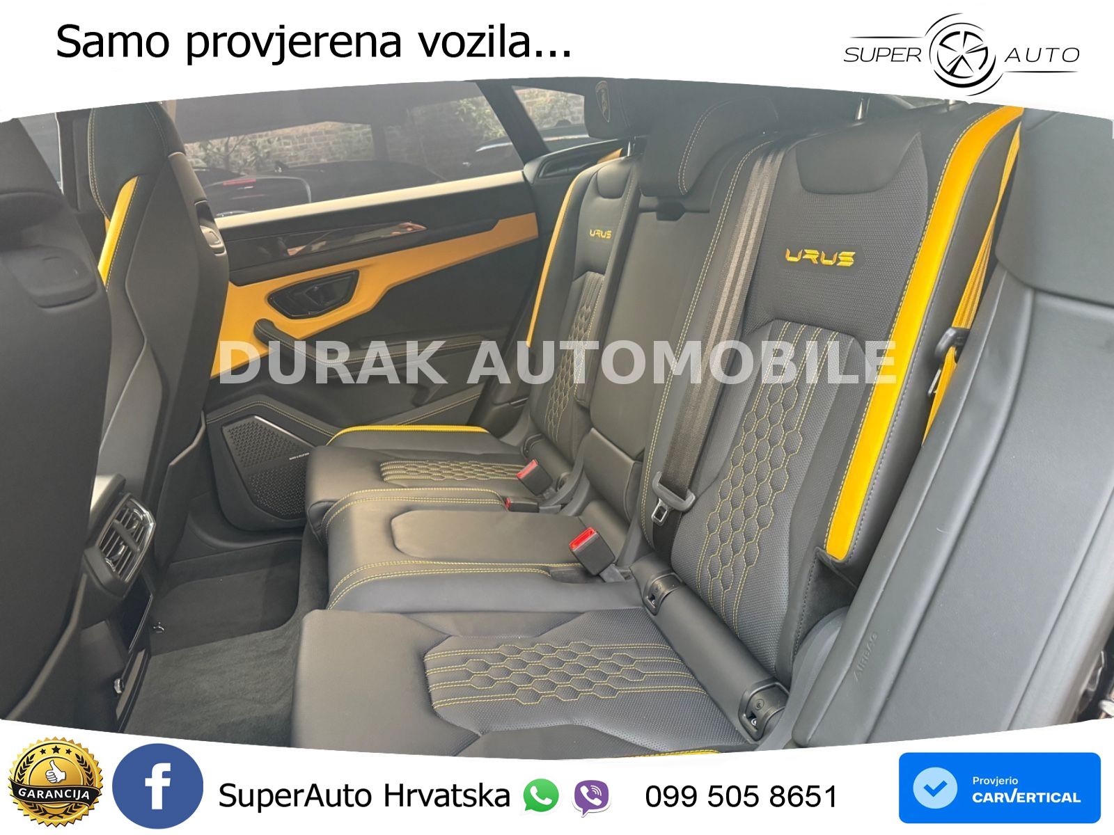 Lamborghini Urus S 4.0 V8 (666 KS) 4WD Automatic ZRAČNI+ACC+GR SJED+KAM+PANO