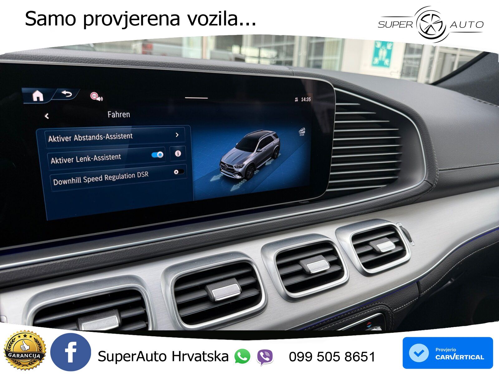 Mercedes GLE 450d (367 KS) EQ Boost 4MATIC 9G-TRONIC AMG ZRAČNI+ACC+GR SJED+KAM+PANO