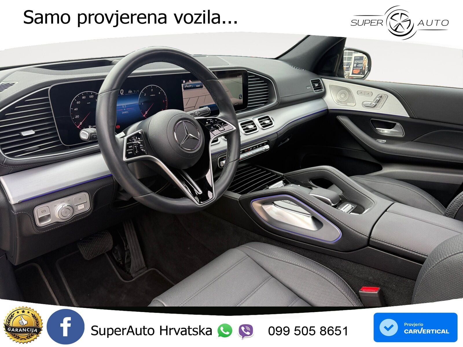 Mercedes GLE 450d (367 KS) EQ Boost 4MATIC 9G-TRONIC AMG ZRAČNI+ACC+GR SJED+KAM+PANO