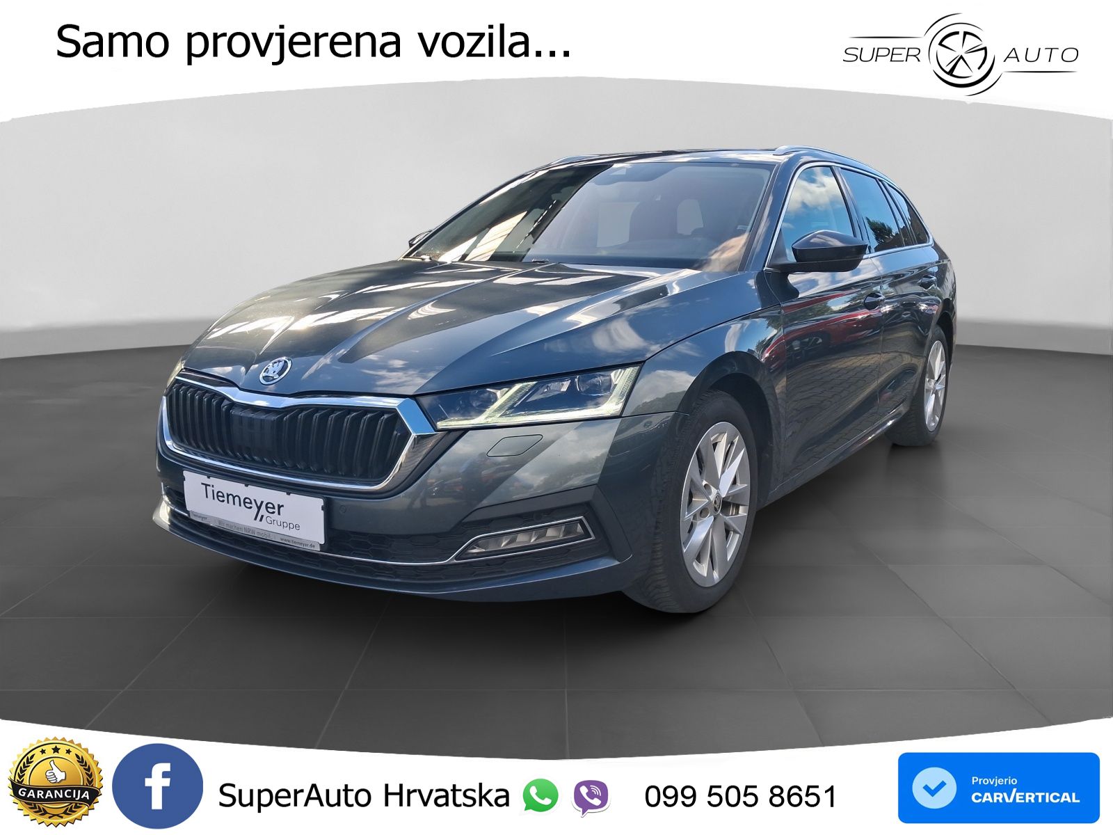 Škoda Octavia Combi 2.0 TDI (150 KS) DSG MATRIX+GR SJED+KAM